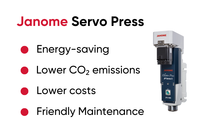 Upgrading from a Pneumatic or Hydraulic Press to a Janome Electro Press is Good for Your Business